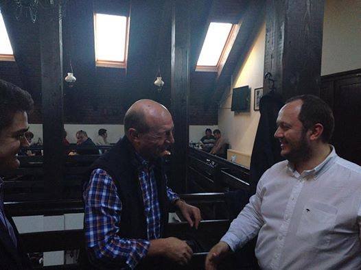 Traian Băsescu face campanie electorală pentru PMP