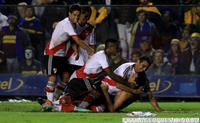 River Plate a câştigat după un deceniu pe terenul rivalilor de la Boca Juniors