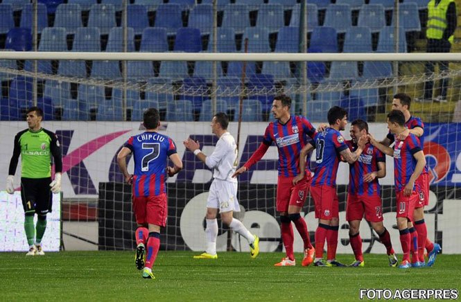 Steaua îşi continuă drumul spre titlul 25. Campioana a învins cu 4-0 pe FC Botoşani