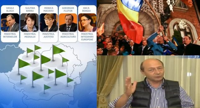 Deşi le-a spus &quot;ADIO&quot; de la perdeluţă, PDL-iştii îi folosesc imaginea lui Traian Băsescu în videoclipurile electorale