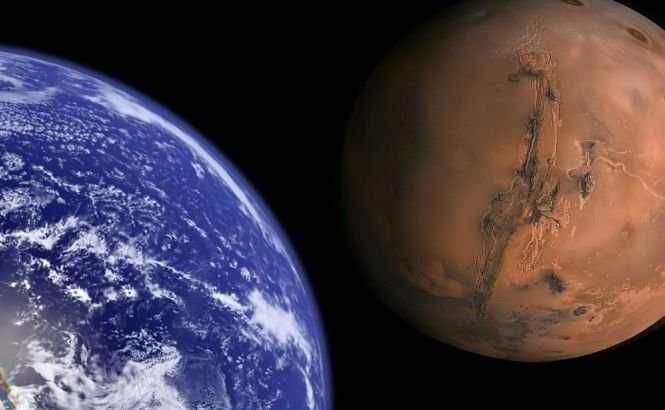 Marte se apropie de Terra. Distanţa cea mai mică dintre cele două planete va fi înregistrată pe 14 aprilie