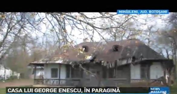Casa lui George Enescu, ÎN PARAGINĂ