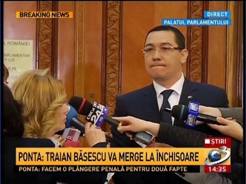 Ponta: The Nana land purchased by  Băsescu it is about money laundering