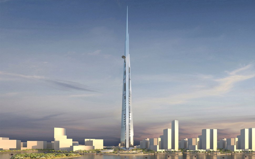 ARABII vor să intre în ISTORIE. Se apucă de construcţia celei mai înalte clădiri din lume, care va avea 1 KILOMETRU lungime