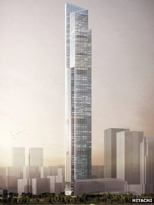 Hitachi va construi cel mai rapid lift din lume