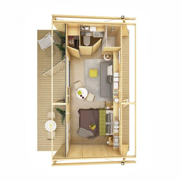 Cum arată casa care se montează în 5 ore. "Este IDEALĂ pentru vacanţă" 256969