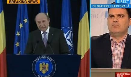 Radu Tudor: Dacă lucrurile văzute de toată lumea sunt contestate de Băsescu şi Udrea, înseamnă că ei nu mai sunt în lumea reală