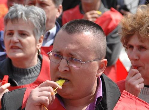 Protest de amploare al sindicaliştilor din Poşta Română