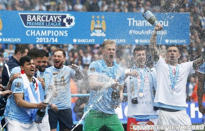 Manchester City, campioana Angliei pentru a doua oară în ultimii trei ani