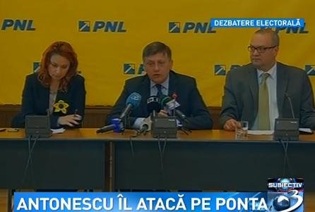 Antonescu îl atacă pe Ponta: „A falsificat campania electorală”