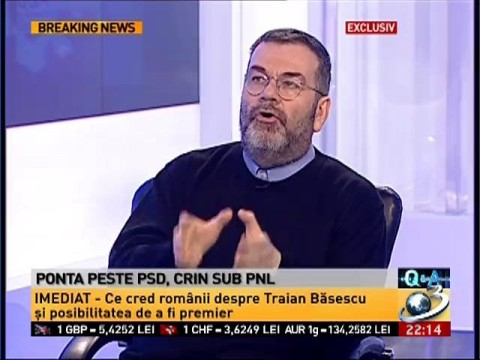 Bogdan Teodorescu: The central issue of Romania is Traian Băsescu