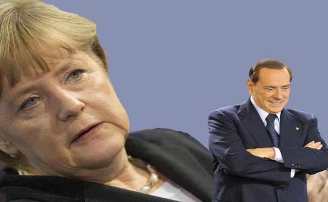 Berlusconi neagă că ar fi numit-o &quot;vacă grasă&quot; pe Angela Merkel