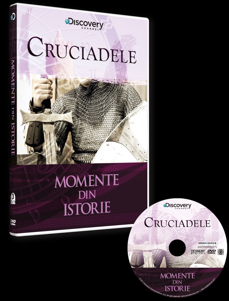 Cruciadele, cel de-al treilea DVD din seria documentarelor istorice Discovery