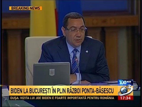 Ponta accuses Băsescu of brutally intervening  in justice