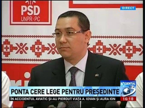 Ponta wants to change the elections law: It is an anomaly that the president should get involved in the campaign