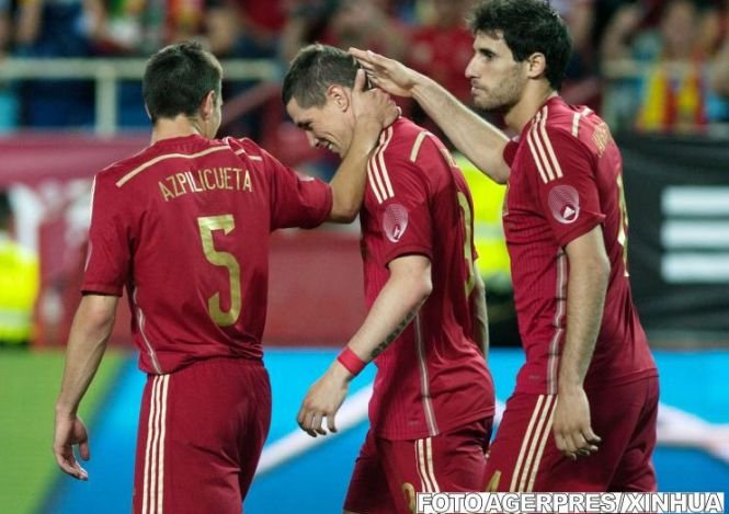 Victorii convingătoare pentru Spania şi Anglia în meciurile amicale disputate vineri
