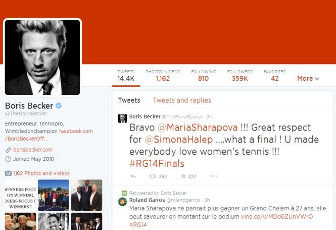  Boris Becker: &quot;Un mare respect pentru Simona Halep... Ce finală!”