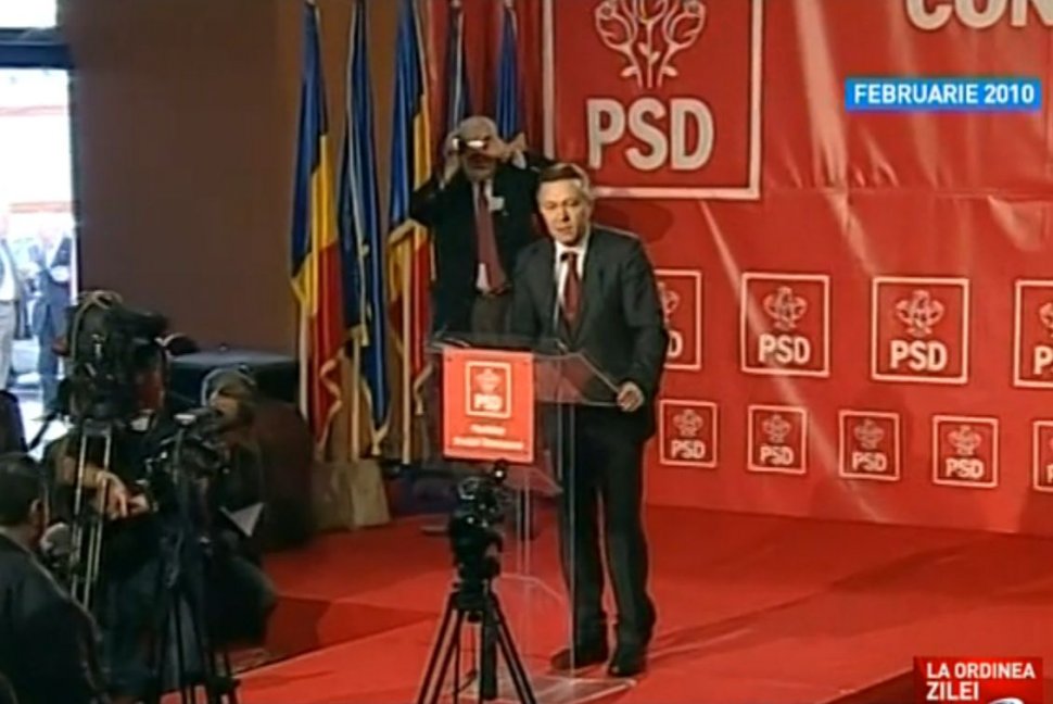 La ordinea zilei: Prezidenţiabilul PMP Cristian Diaconescu, pe când candida la şefia PSD