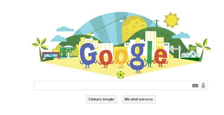 Google marchează debutul Cupei Mondiale din Brazilia