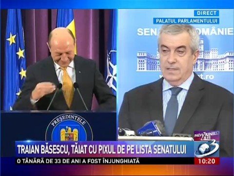 Tăriceanu: I did not invite  Băsescu to attend the Senate’s anniversary  to avoid creating an awkward moment