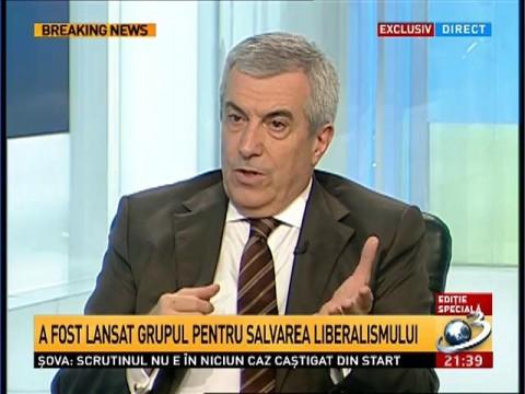 Călin Popescu Tăriceanu: Today the Liberal resistance is being set up  