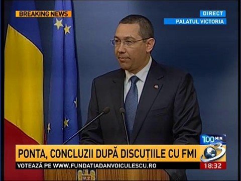 Ponta, conclusions after talks with the IMF: CAS drops by  5%  from October, taxes and  levies do not increase