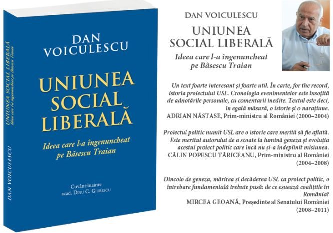 Cartea „Uniunea Social Liberală - Ideea care l-a îngenuncheat pe Băsescu Traian&quot; a apărut astăzi pe piaţă împreună cu Jurnalul Naţiona