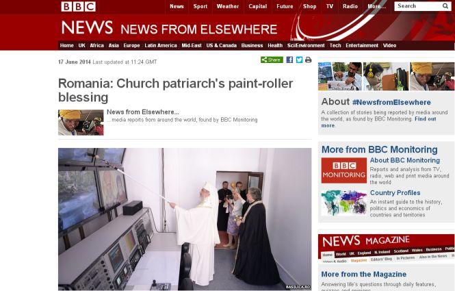 Patriarhul Daniel cu "trafaletul" s-a "arătat" şi la BBC 264190