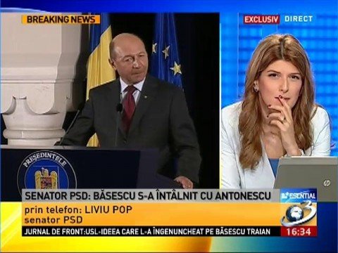 PSD Senator: Băsescu met with Antonescu on February 10 Crin, blackmailed by the president