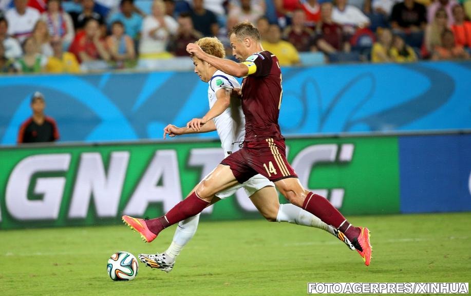 Rusia şi Coreea de Sud au terminat la egalitate, scor 1-1, în grupa H a Cupei Mondiale