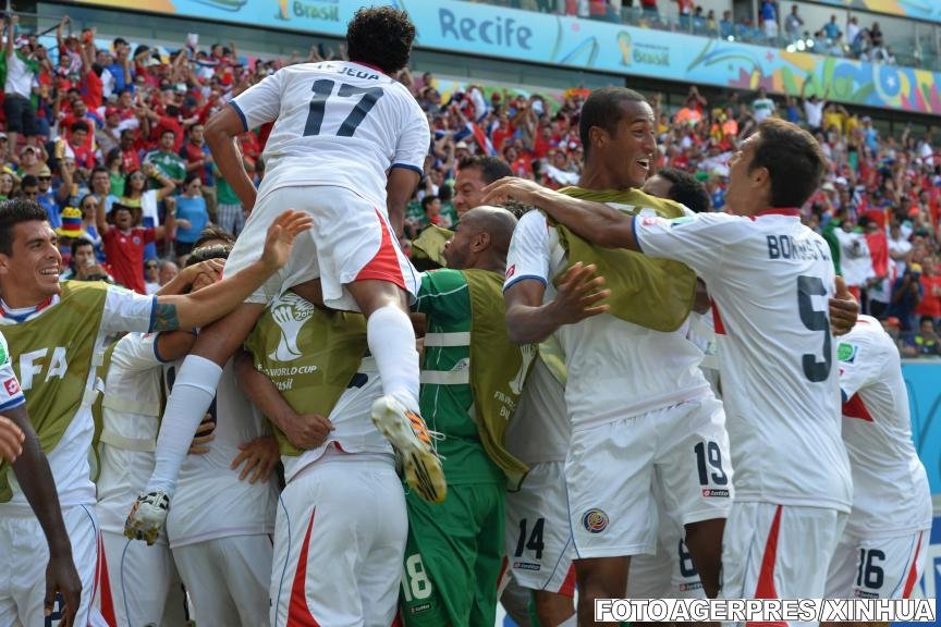 Costa Rica învinge Italia cu 1-0 şi se califică în optimile de finală ale Cupei Mondiale
