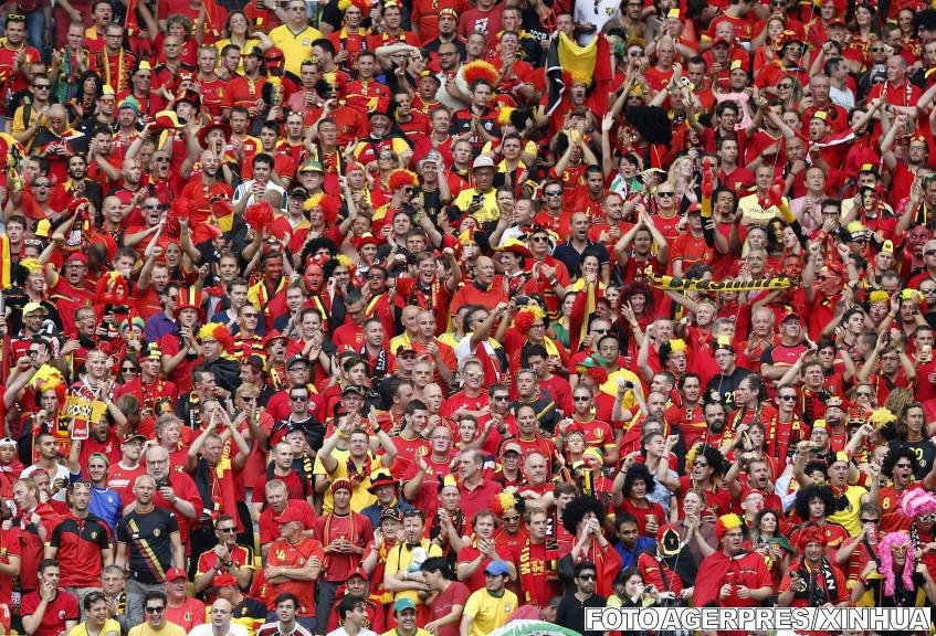 Belgia câştigă pe final în faţa Rusiei şi se califică în optimile Cupei Mondiale