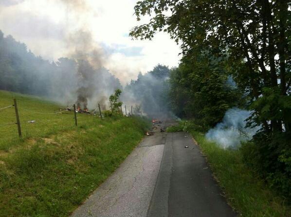Germania. Un avion de mici dimensiuni s-a ciocnit în aer cu un avion de luptă 265056