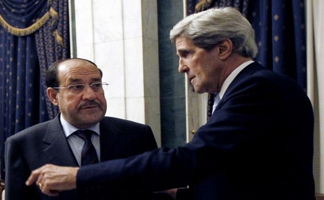 Kerry a ajuns la Bagdad şi vrea să reformeze guvernul Maliki