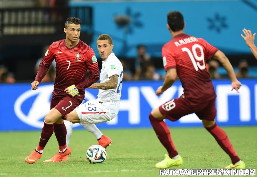 Portugalia obţine o remiză cu Statele Unite, scor 2-2, printr-un gol marcat în al cincilea minut al prelungirilor