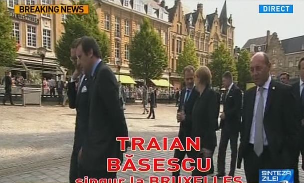 Sinteza zilei: Traian Băsescu, IZOLAT în Europa. IMAGINI DE LA BRUXELLES