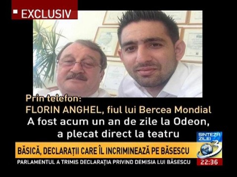 The son of  Bercea Mondial: 300.000 euro got to  Traian Băsescu