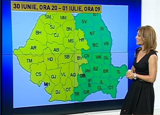 Cod galben de vijelii şi ploi! Vremea urâtă se întoarce în România
