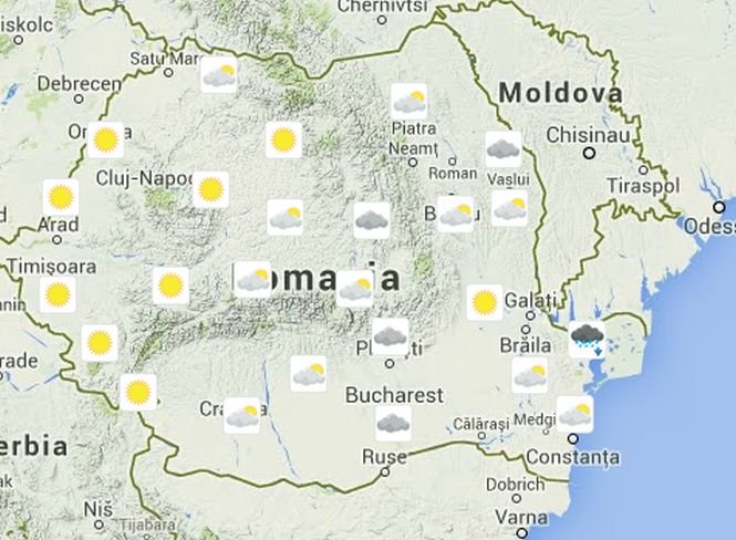 Cum va fi vremea în weekend. Vezi prognoza meteo pentru Bucureşti, mare şi munte