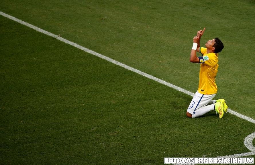 Brazilia învinge Columbia cu 2-1 şi se califică în semifinalele Cupei Mondiale