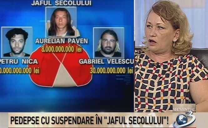 Autorul &quot;Jafului Secolului&quot; din 2004, condamnat la 4 ani de închisoare cu suspendare. Avocata Camelia Niculescu: Erau bani negri