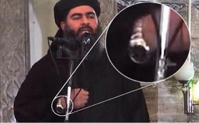 Cel mai de temut lider jihadist este luat la mişto pe internet! &quot;Spune că este WALI, dar are ceas ca James Bond!&quot; (VIDEO)