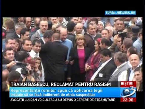Traian Basescu was reported for racism