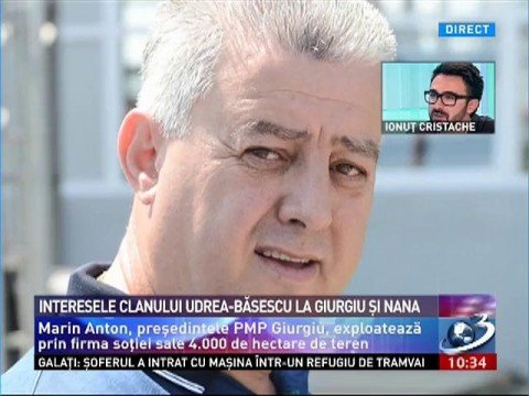 The interests of the Udrea-Băsescu clan in Giurgiu and Nana. PMP leader, the middleman in a business deal with farmlands