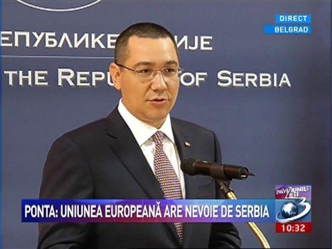 Ponta: Serbia’s integration into the European Union entails painful reforms and sacrifices but it is worth it  