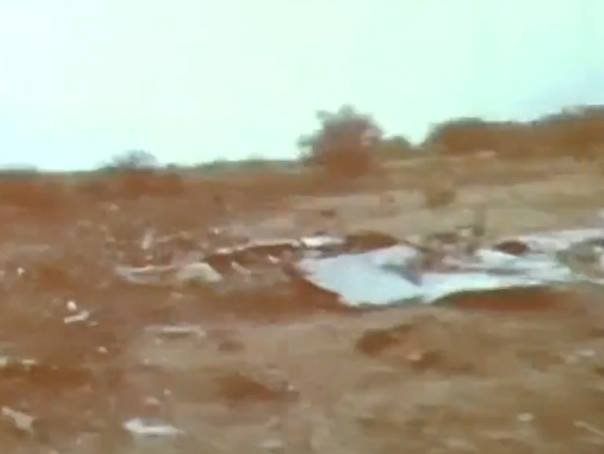 Primele imagini cu avionul prăbuşit în Mali