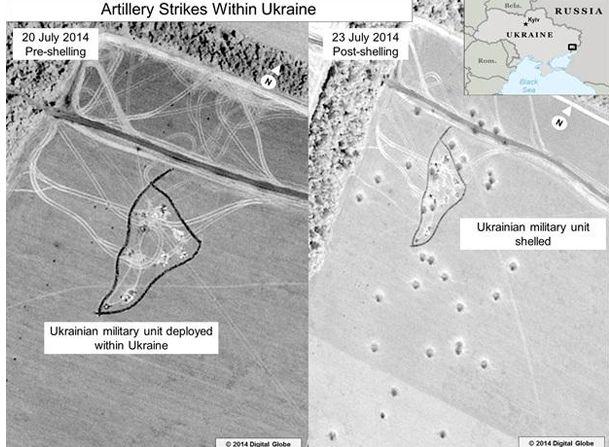 IMAGINILE care demonstrează că Rusia efectuează tiruri de artilerie asupra Ucrainei 269381