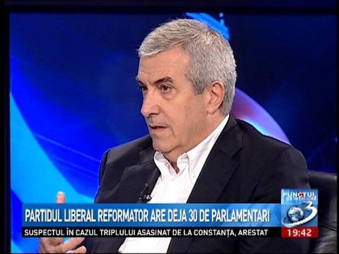 Tăriceanu: Romania needs a new major political project. Romanians must have a different type of president  