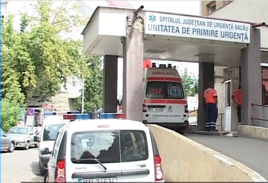 Spitalul din Bacău, devastat de un pacient cu probleme psihice