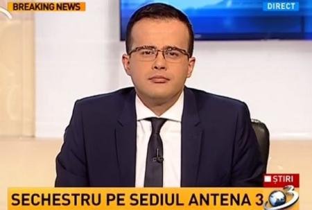Mihai Gâdea, despre sechestrul pe sediul Antena 3: Noi suntem aici şi vom găsi soluţii